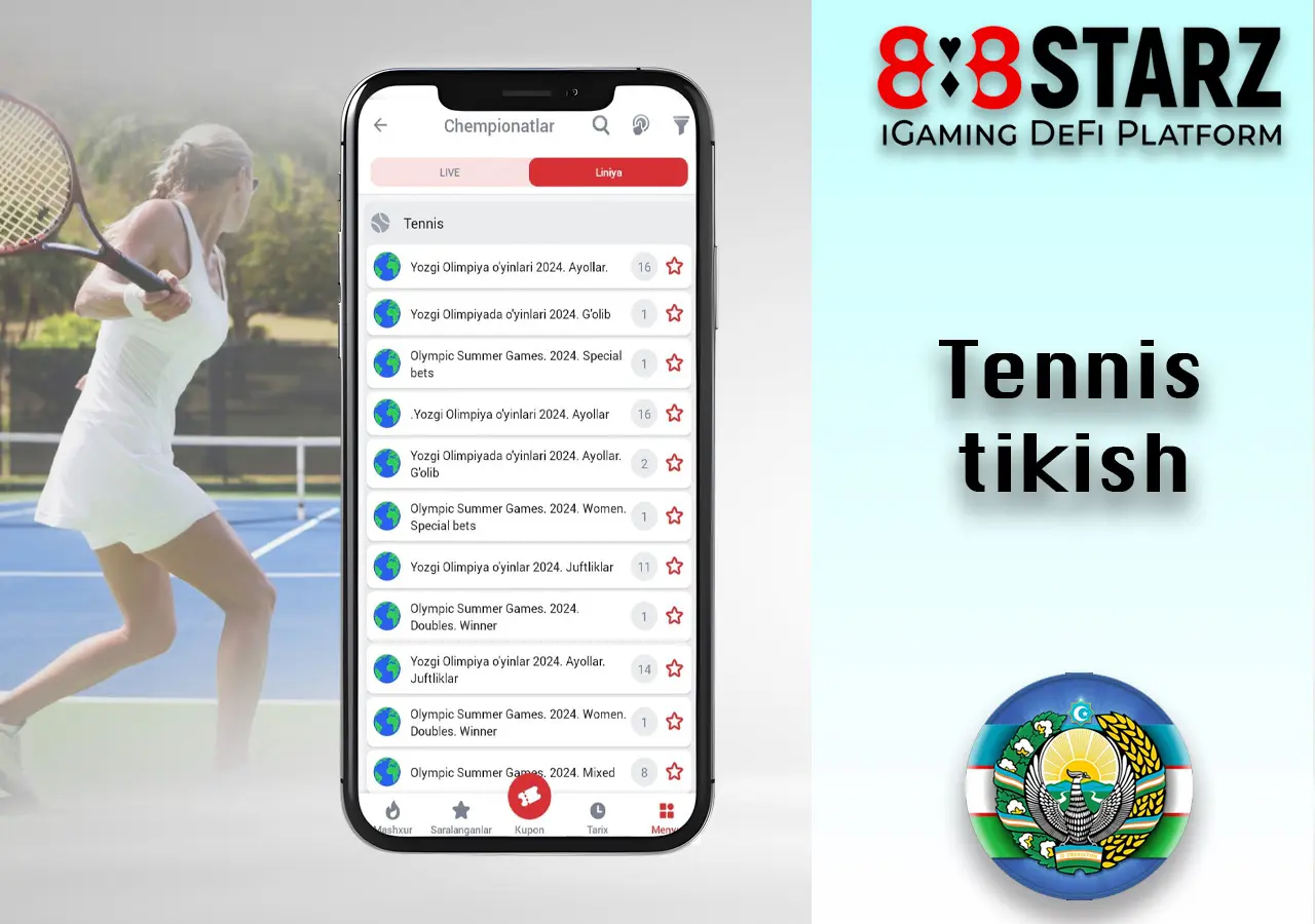 Tennis bo'yicha sport tikish