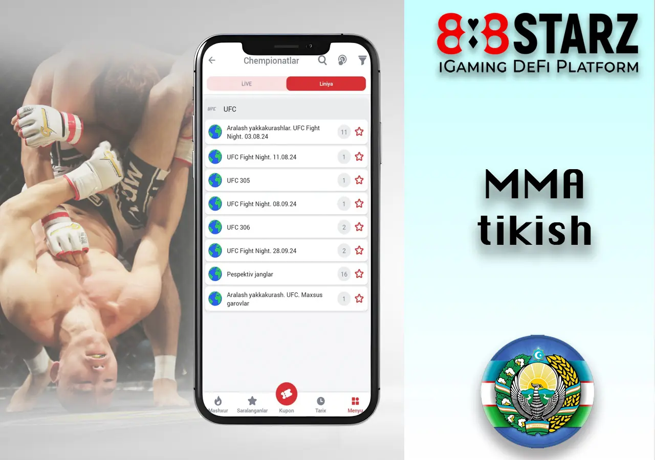 MMA bo'yicha sport tikish